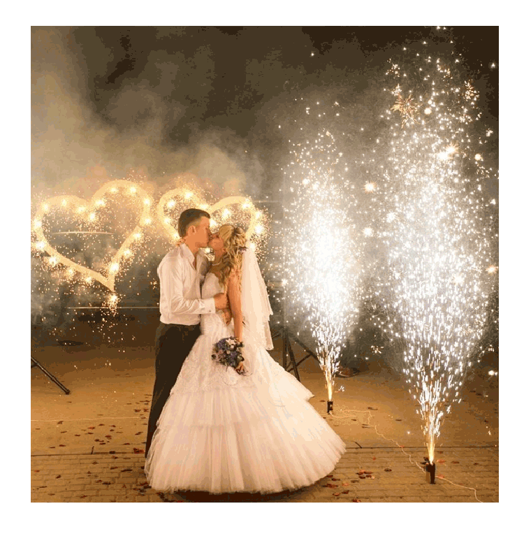 Организация пиротехнического шоу на свадьбу  Москва | salutsklad.ru