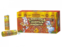 Хлопушка с золотым конфетти Хлопушки купить в Москве | salutsklad.ru