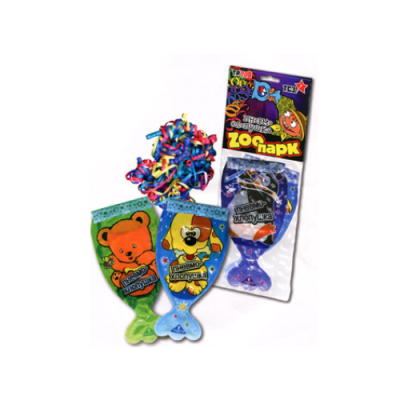 Зоопарк ТСЗ Надувная хлопушка купить в Москве | salutsklad.ru
