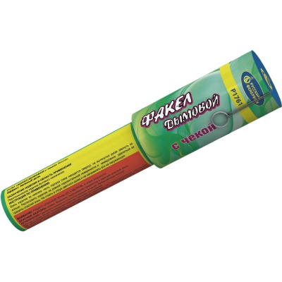 Дымовой (с чекой) зеленый Фальшфейер купить в Москве | salutsklad.ru